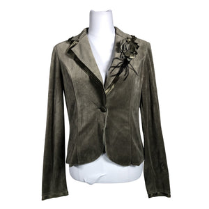 Unisex Sisley - Dressikangast jakk, suurus 40 - Roheline (1)