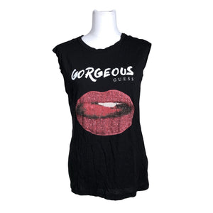 Unisex Guess - T-särk, suurus 38 - Must (1)