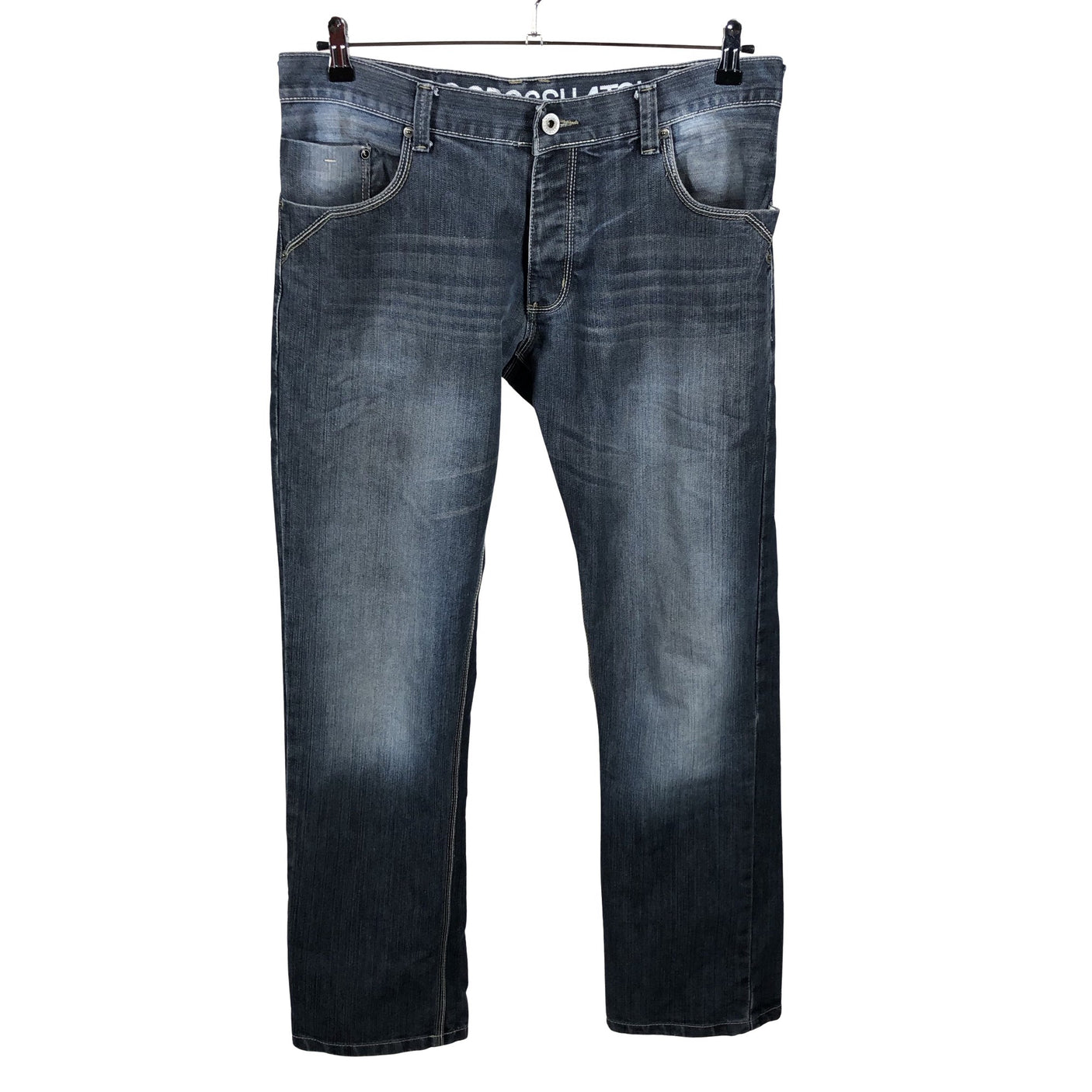 Unisex Crosshatch - Teksad, suurus W36 - Sinine (1)