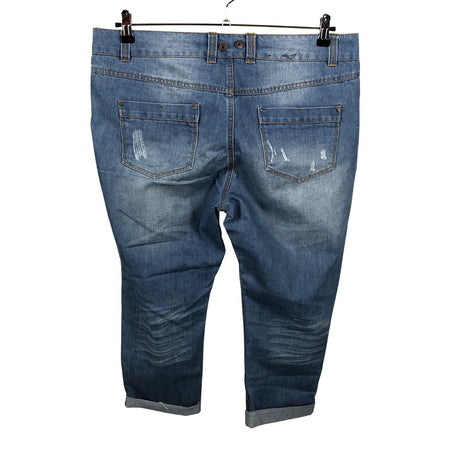 Unisex Reach - Teksast poolpikad püksid, suurus 44 - Sinine (2)