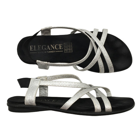 Unisex Elegance - Rihmikud, suurus 39 - Hõbe ()