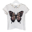 Unisex Lindex - T-särk, suurus 116 - 122 - Valge ()