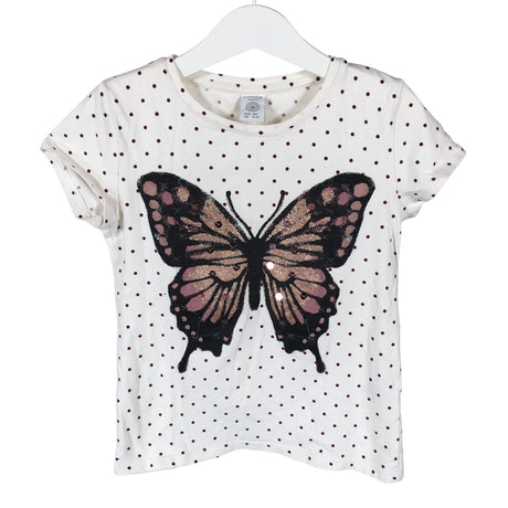 Unisex Lindex - T-särk, suurus 116 - 122 - Valge ()