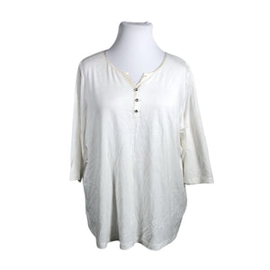 Unisex Atelier - Trikotaažist pluus, suurus 54 - Valge (1)