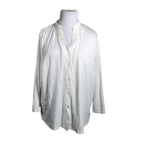 Unisex Atelier Creation - Trikotaažist pluus, suurus 54 - Valge ()