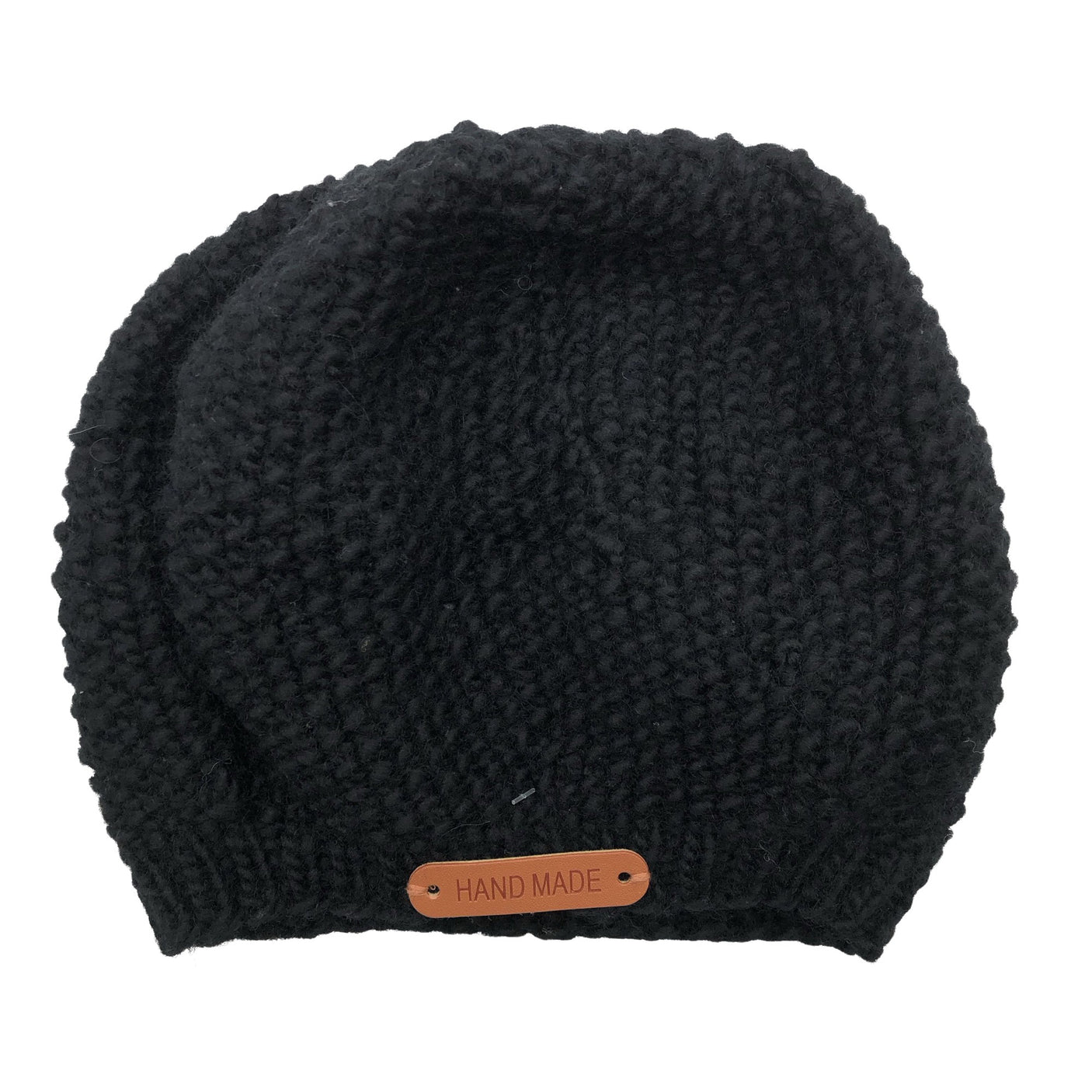 Unisex Handmade - Talvemüts, suurus 52 - 54 cm - Must (1)