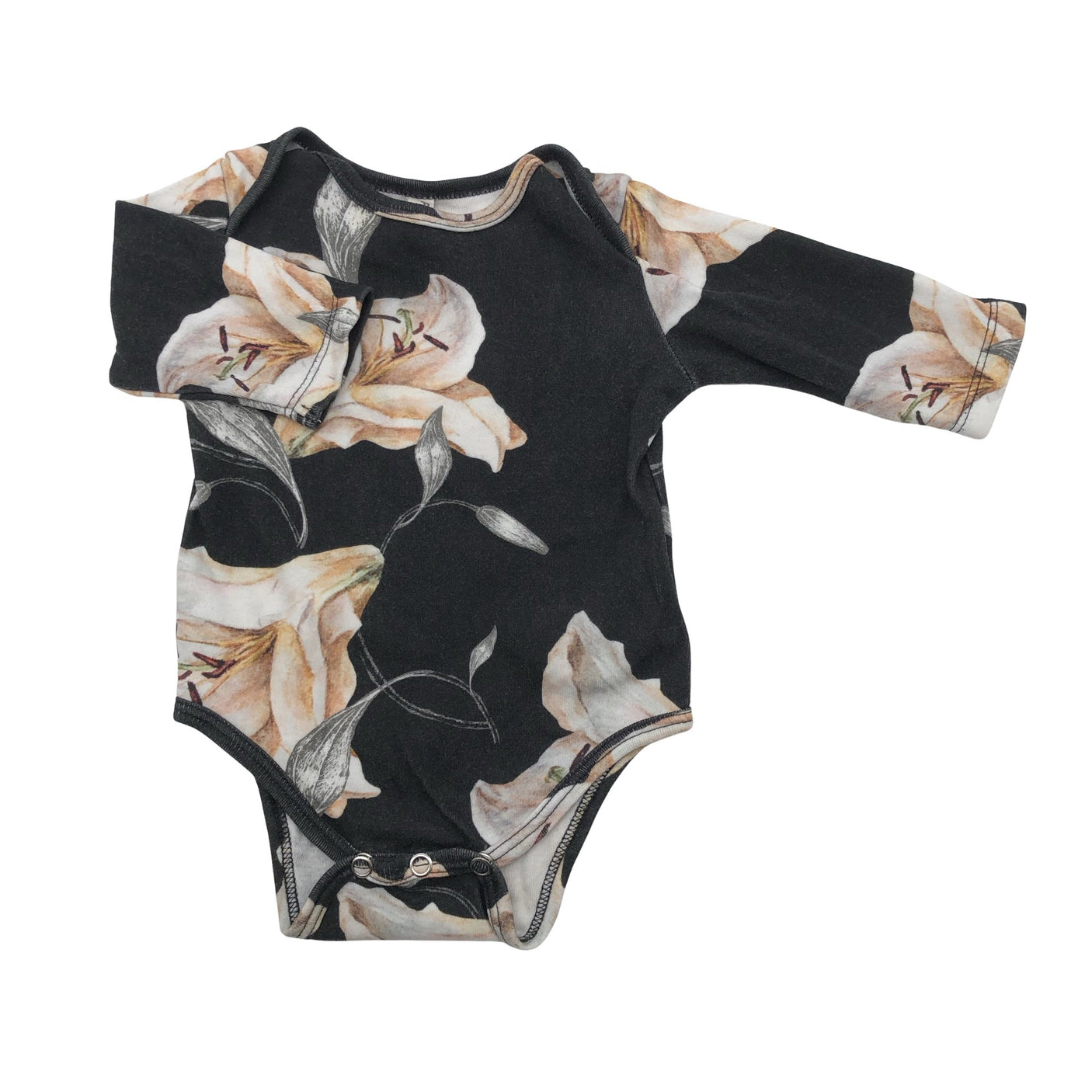 Unisex PopupShop - Bodi, suurus 62 - 68 - Must (1)