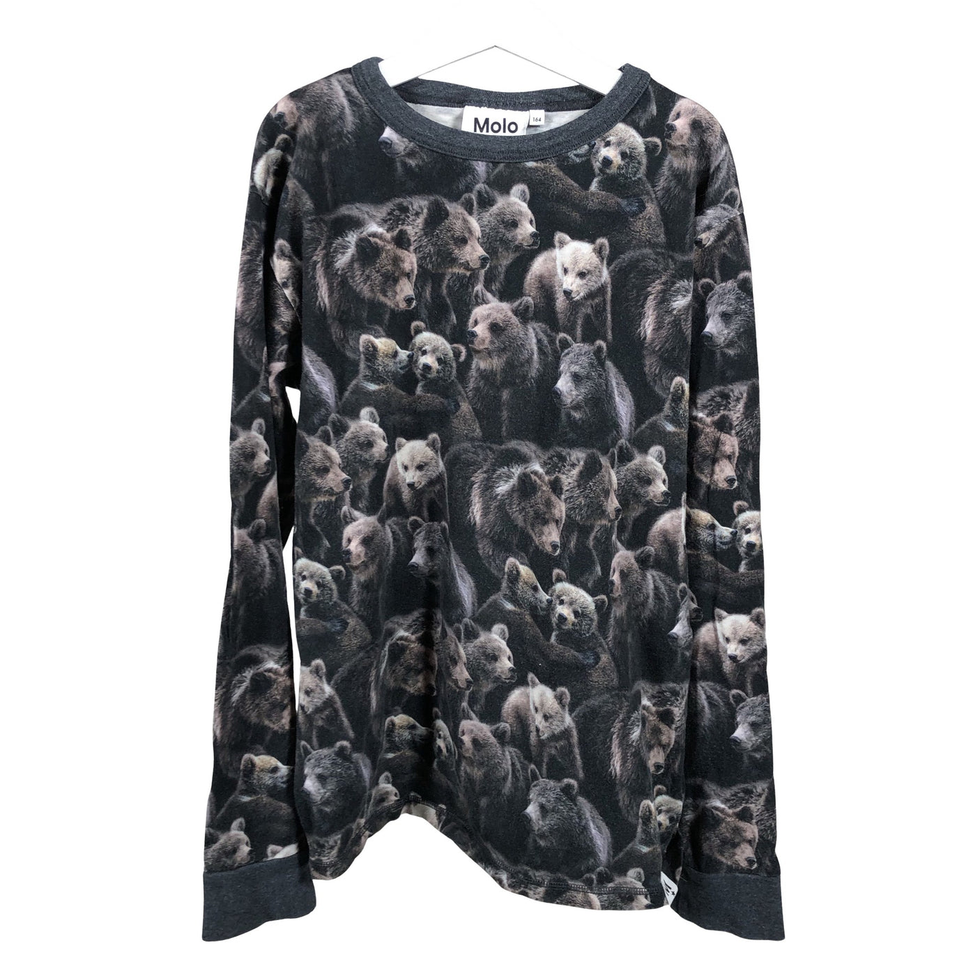 Unisex Molo Kids - Trikotaažist pluus, suurus 164 - 170 - Hall (1)