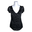 Unisex Esprit - Lühikeste käistega pluus, suurus 36 - Must ()