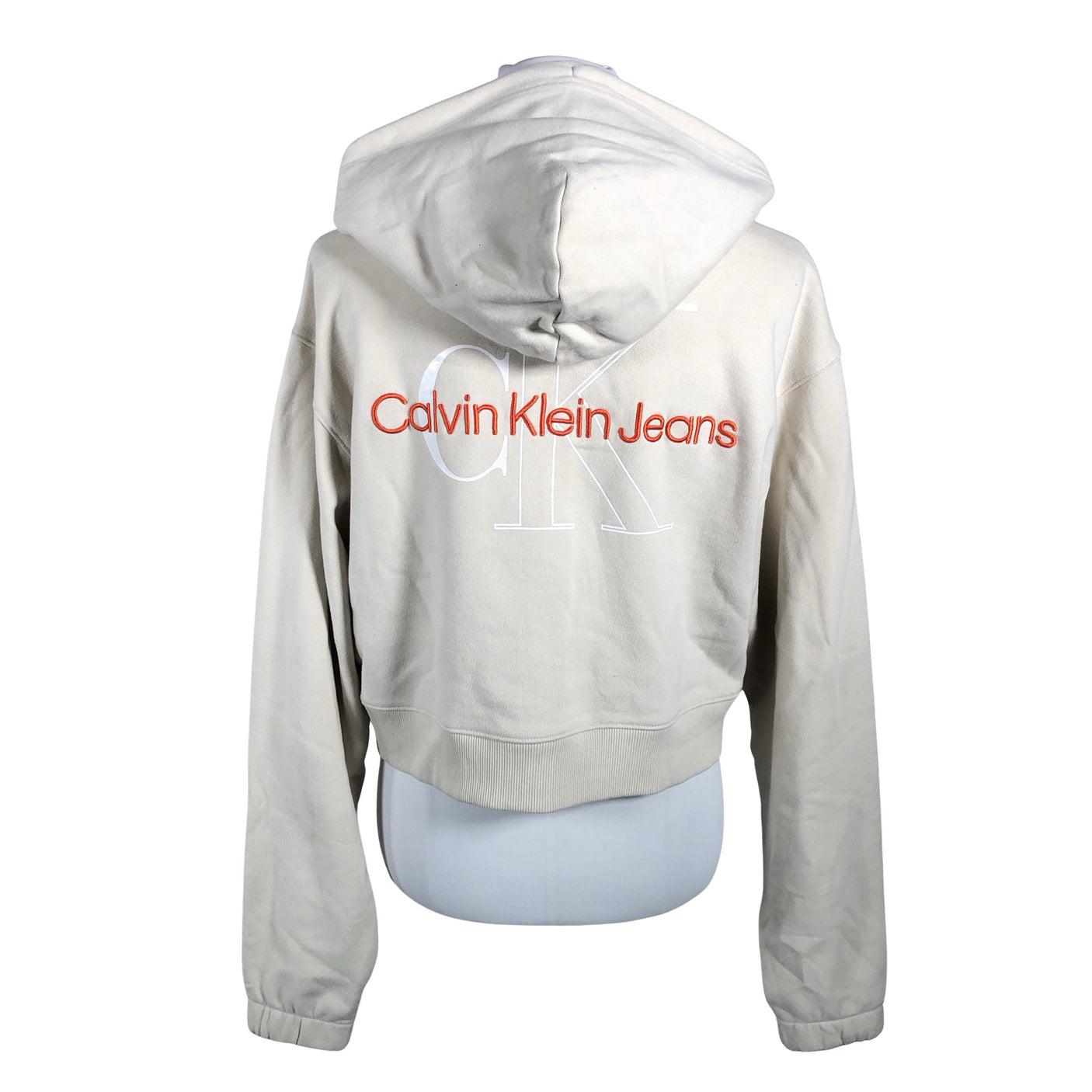 Unisex Calvin Klein Jeans - Dressipluus, suurus 38 - Beige (2)