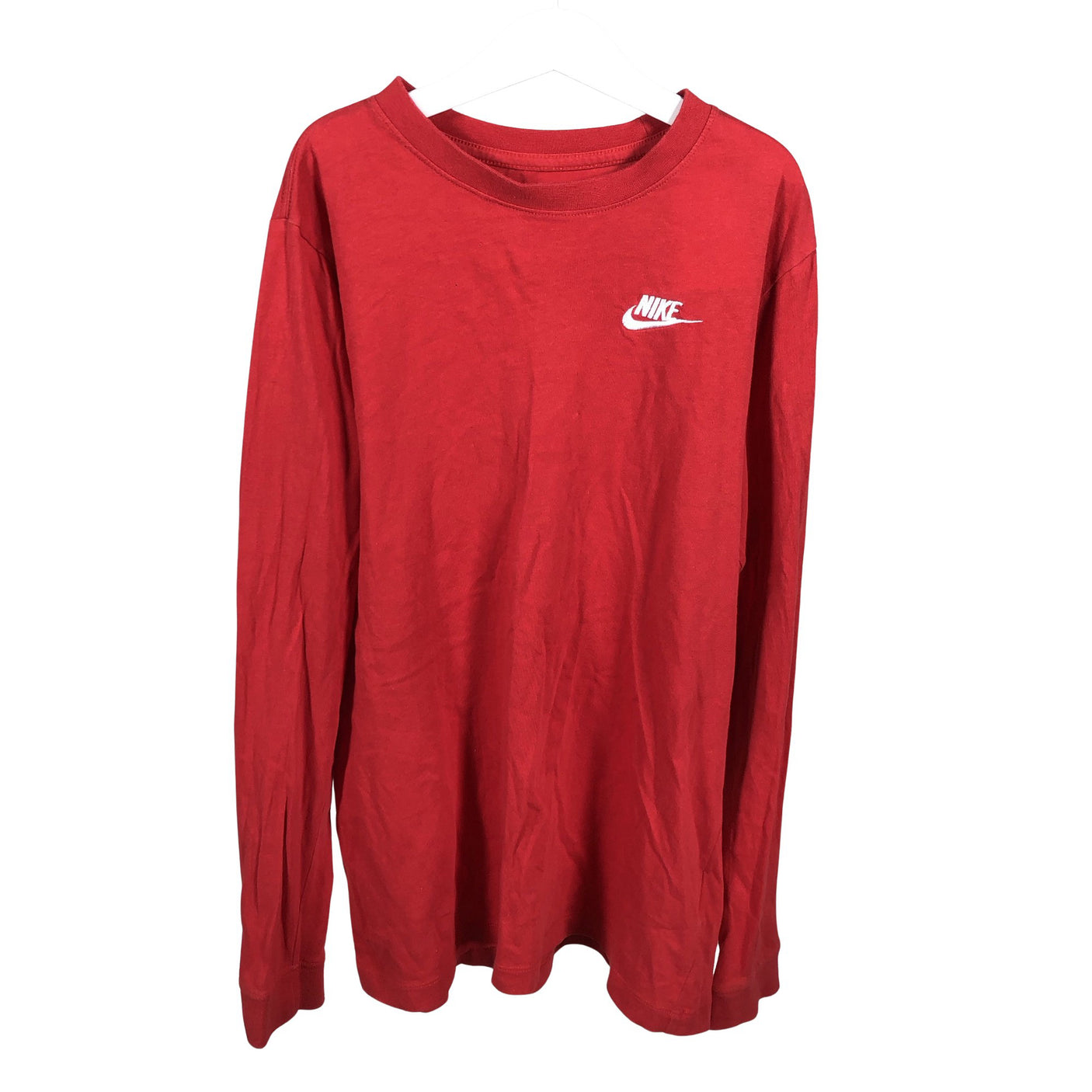 Unisex Nike - Trikotaažist pluus, suurus 158 - 164 - Punane (1)