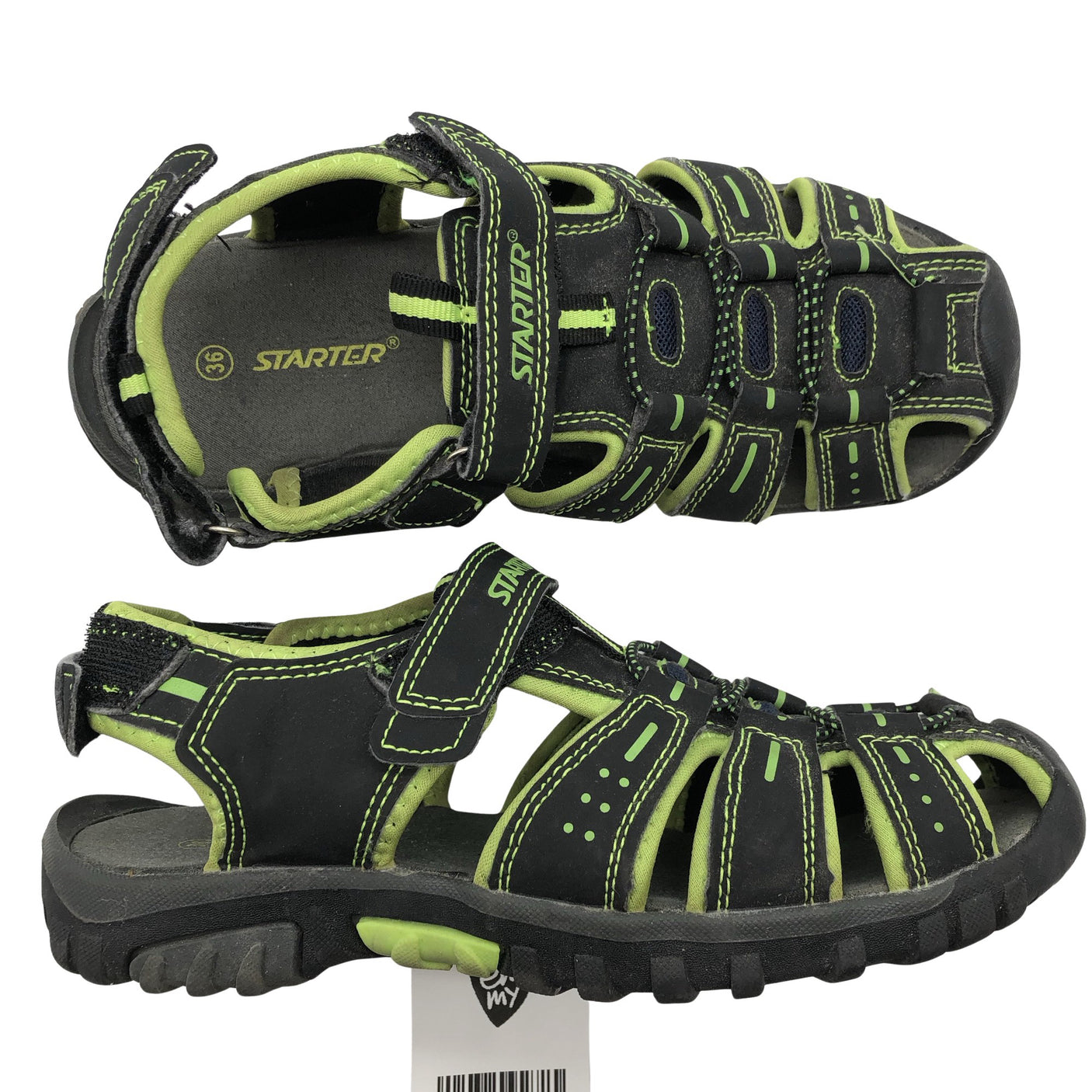 Unisex Starter - Rihmikud, suurus 36 - Must (1)