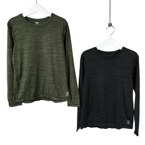 Unisex Soc - Spordisärk, pikad käised, suurus 134 - 140 - Roheline (1)
