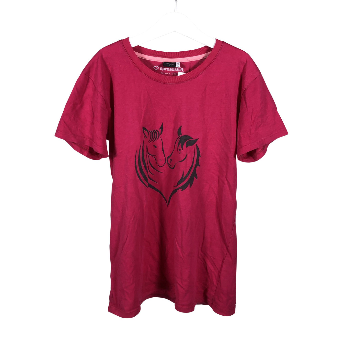 Unisex Spreadshirt - T-särk, suurus 140 - 146 - Roosa (1)