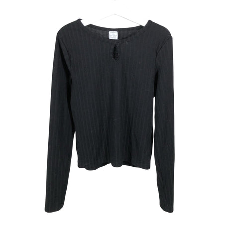 Unisex Lindex - Trikotaažist pluus, suurus 146 - 152 - Must ()