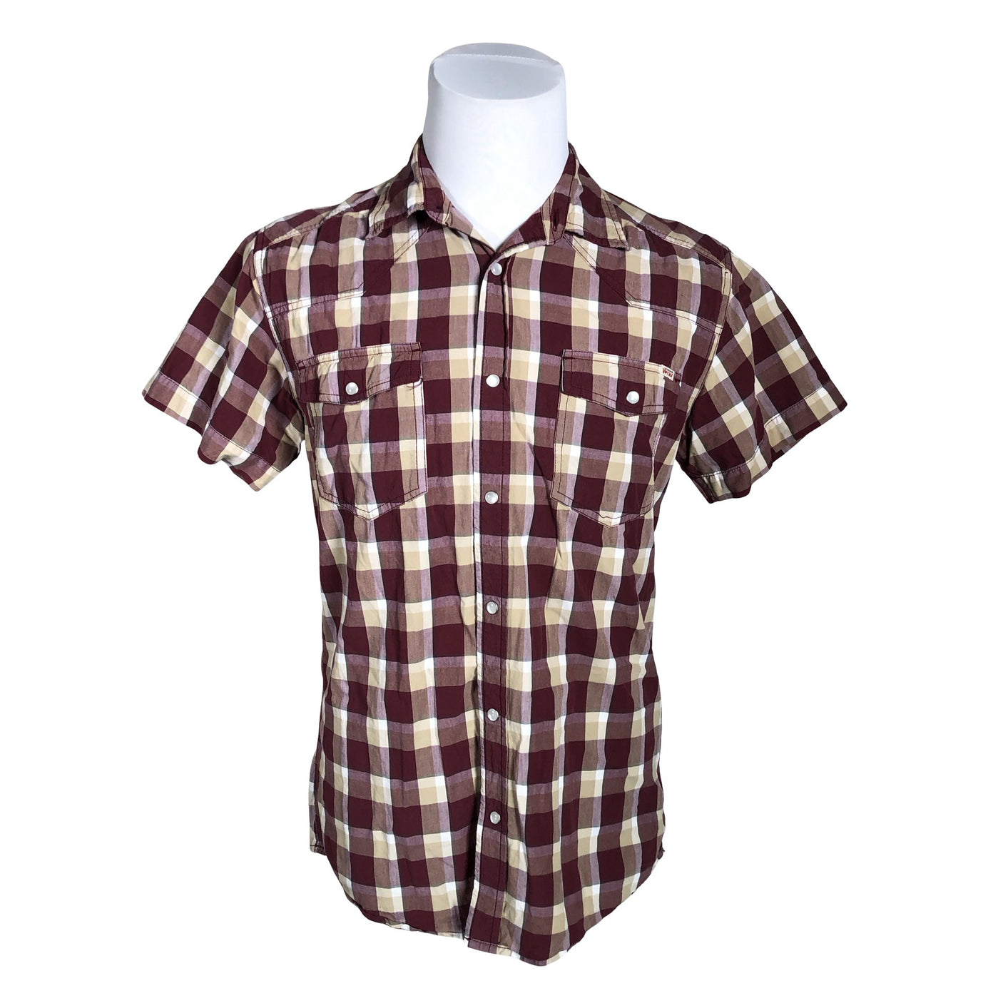 Unisex Jack & Jones - Triiksärk, suurus M - Veinipunane (1)
