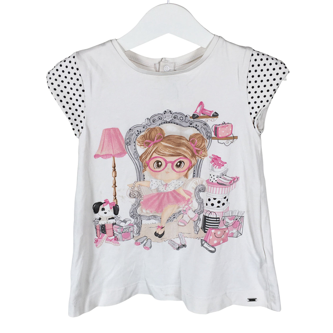 Unisex Mayoral - T-särk, suurus 80 - 86 - Valge (1)