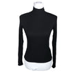 Unisex Lindex - Trikotaažist pluus, suurus 34 - Must ()