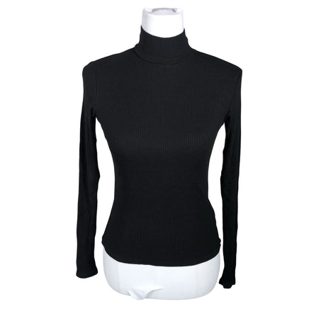 Unisex Lindex - Trikotaažist pluus, suurus 34 - Must ()