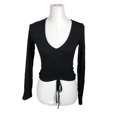 Unisex Even&Odd - Trikotaažist pluus, suurus 36 - Must ()