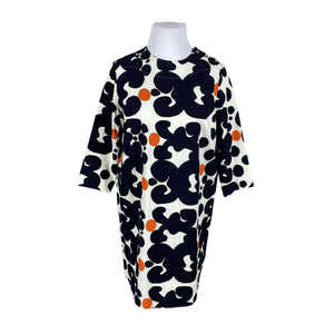 Unisex Marimekko - Trikotaažist kleit, suurus 44 - Valge (1)