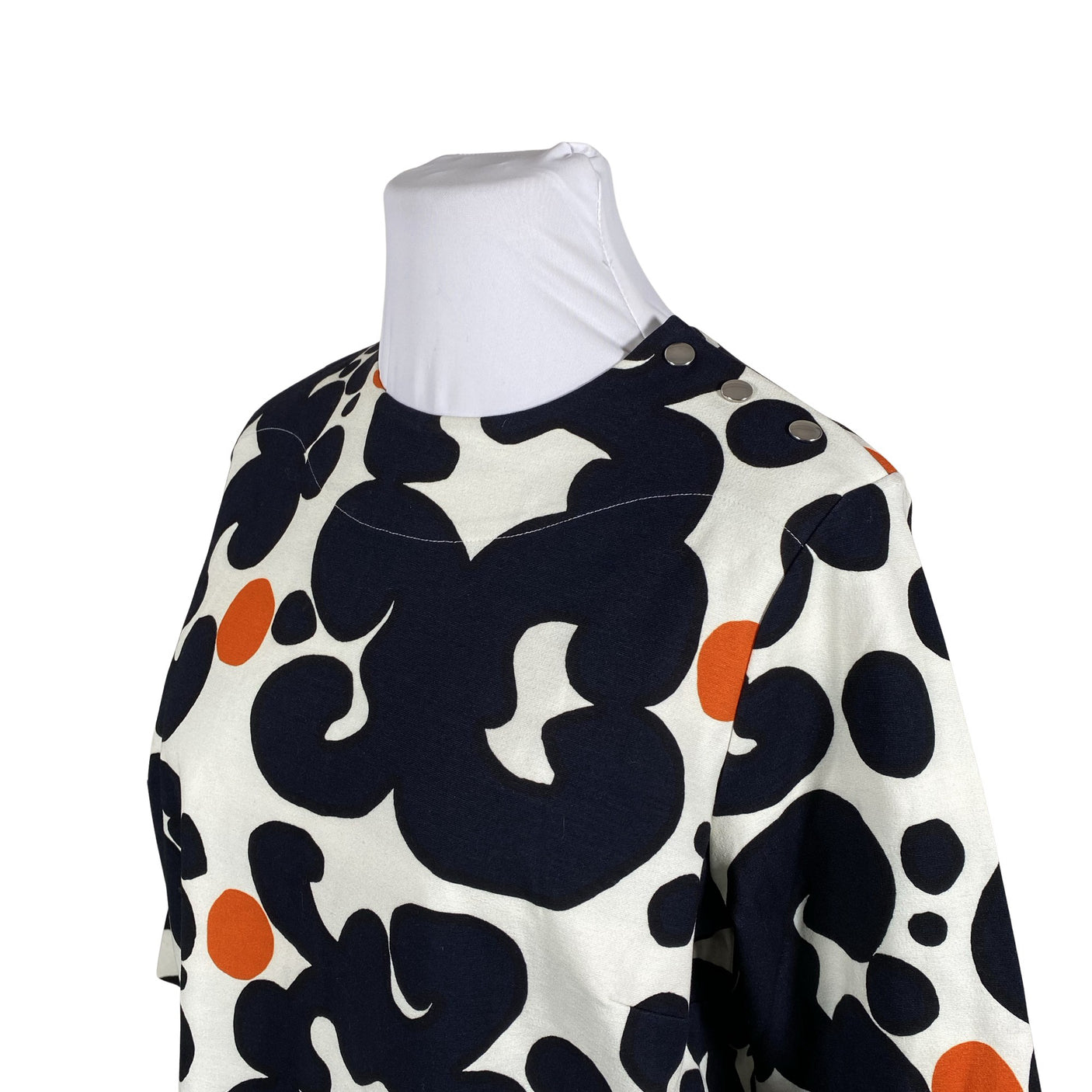 Unisex Marimekko - Trikotaažist kleit, suurus 44 - Valge (3)