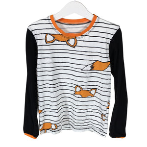 Unisex Handmade - Trikotaažist pluus, suurus 104 - 110 - Valge (1)