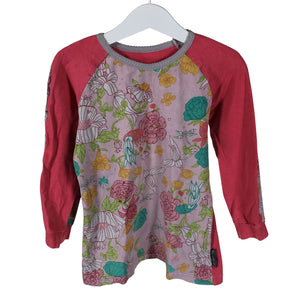 Unisex Handmade - Trikotaažist pluus, suurus 110 - 116 - Heleroosa (1)