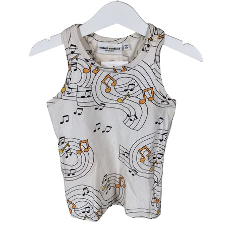 Unisex Mini Rodini - Trikotaažist topp, suurus 104 - 110 - Beige ()