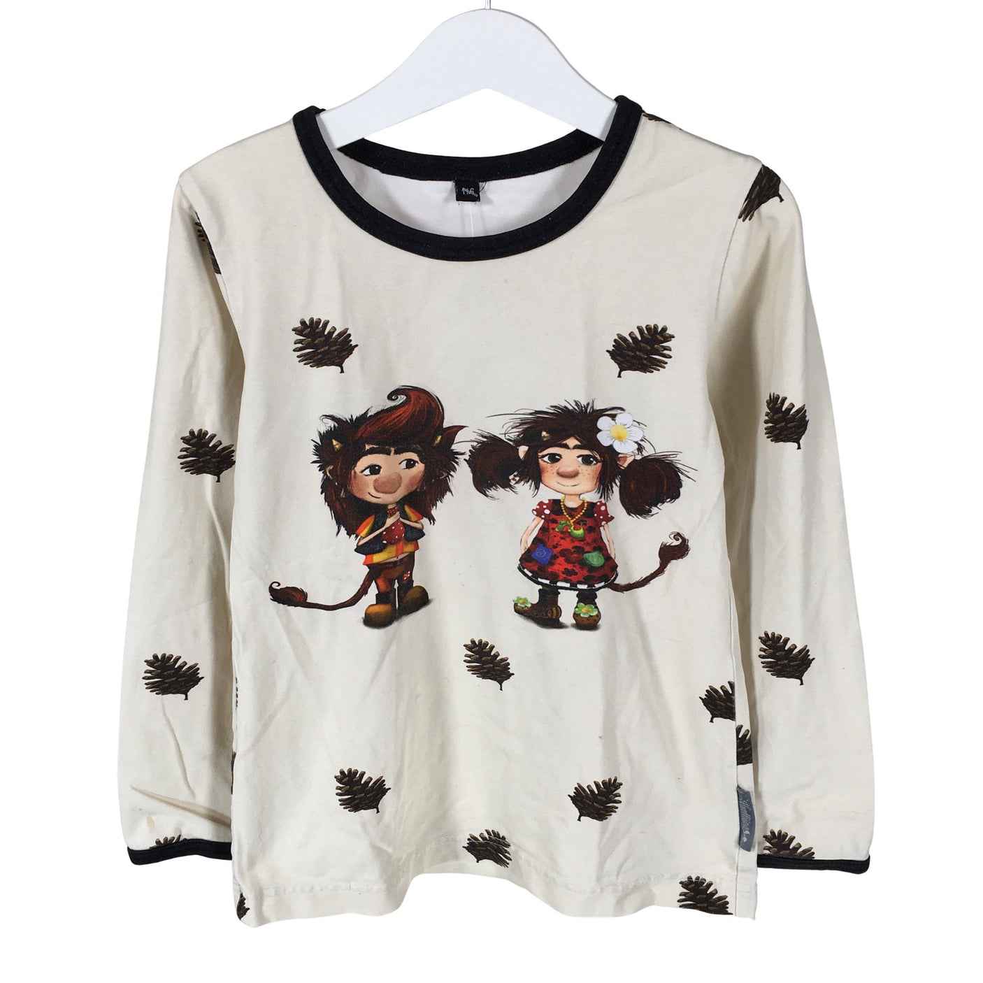 Unisex Handmade - Trikotaažist pluus, suurus 110 - 116 - Beige (1)