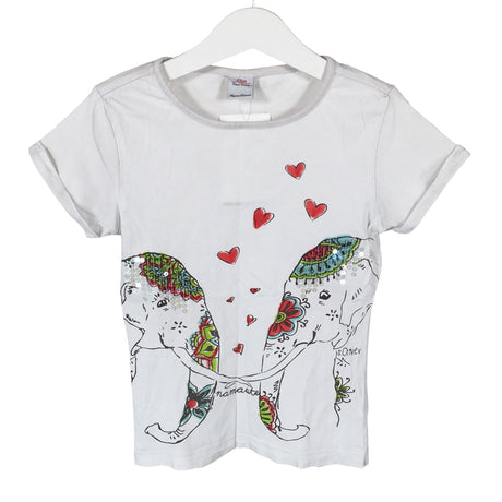 Unisex s.Oliver - T-särk, suurus 116 - 122 - Valge ()