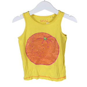 Unisex Esprit - Trikotaažist topp, suurus 98 - 104 - Kollane (1)