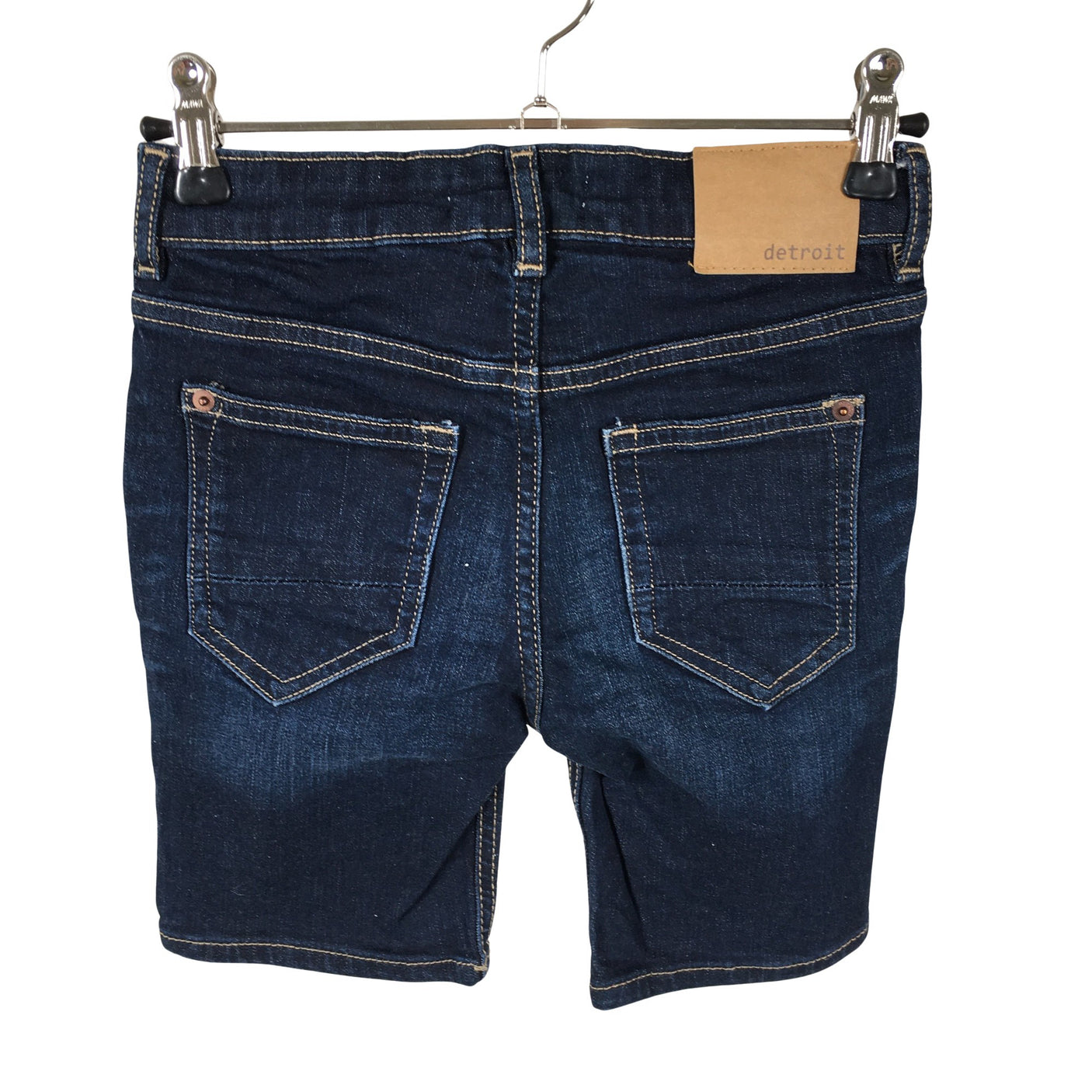 Unisex Lindex - Teksast lühikesed püksid, suurus 122 - 128 - Sinine (2)