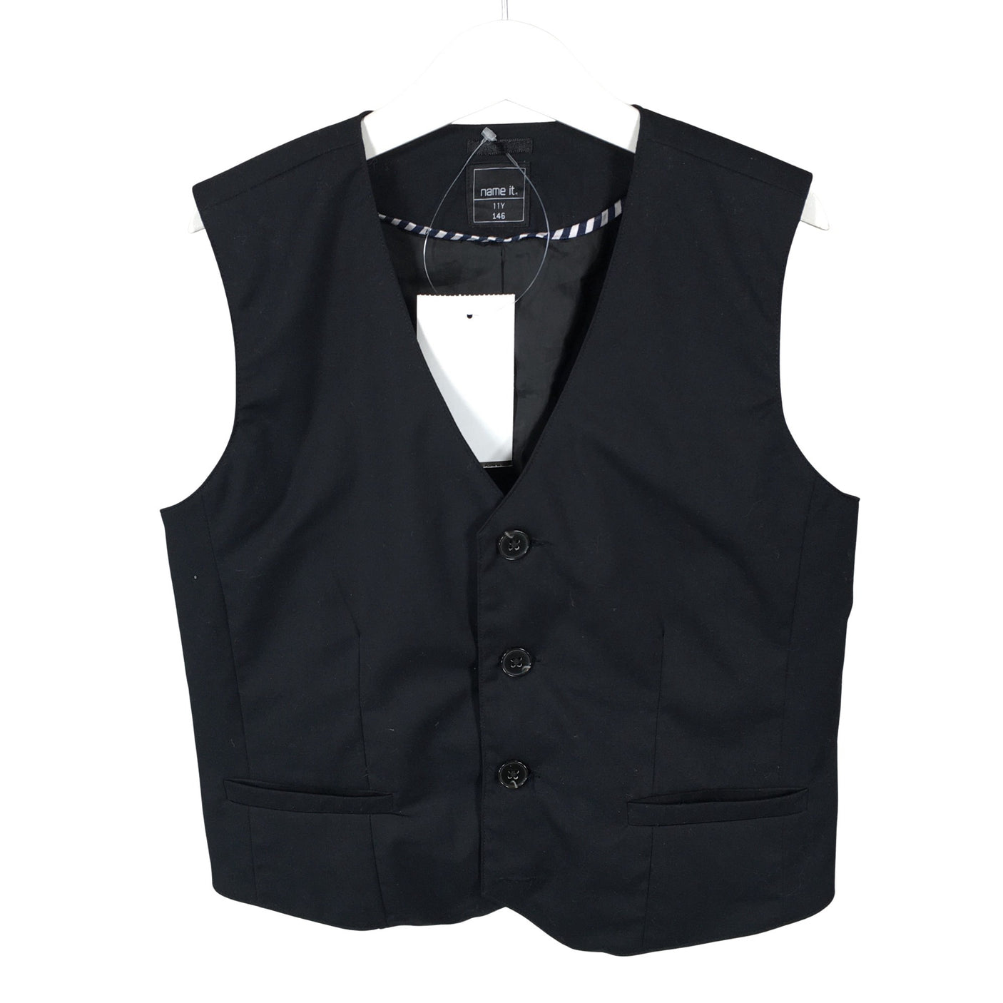 Unisex Name It - Ülikonna vest, suurus 140 - 146 - Must (1)