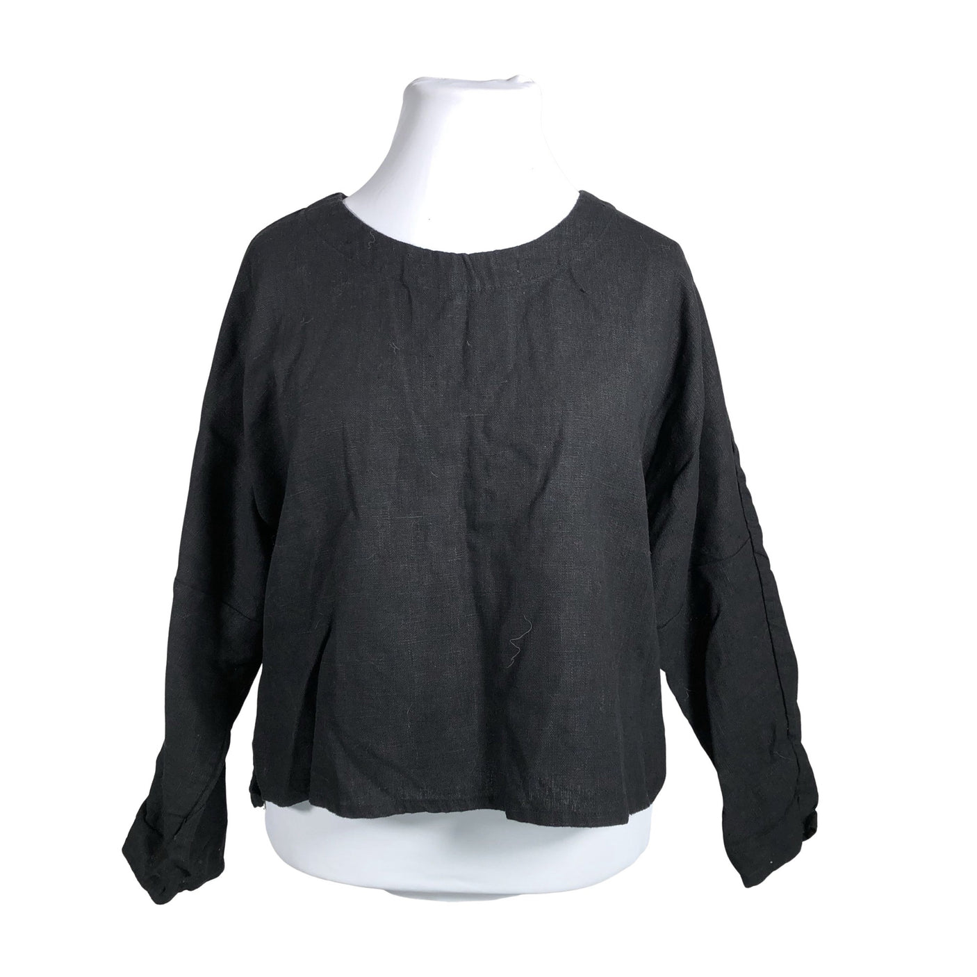 Unisex LINEN ID Studio - Pluus, suurus 48 - Must (1)