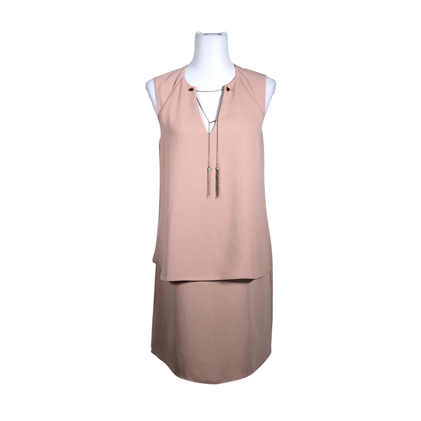 Unisex Reiss - Mitteveniv kleit, suurus 40 - Heleroosa (1)