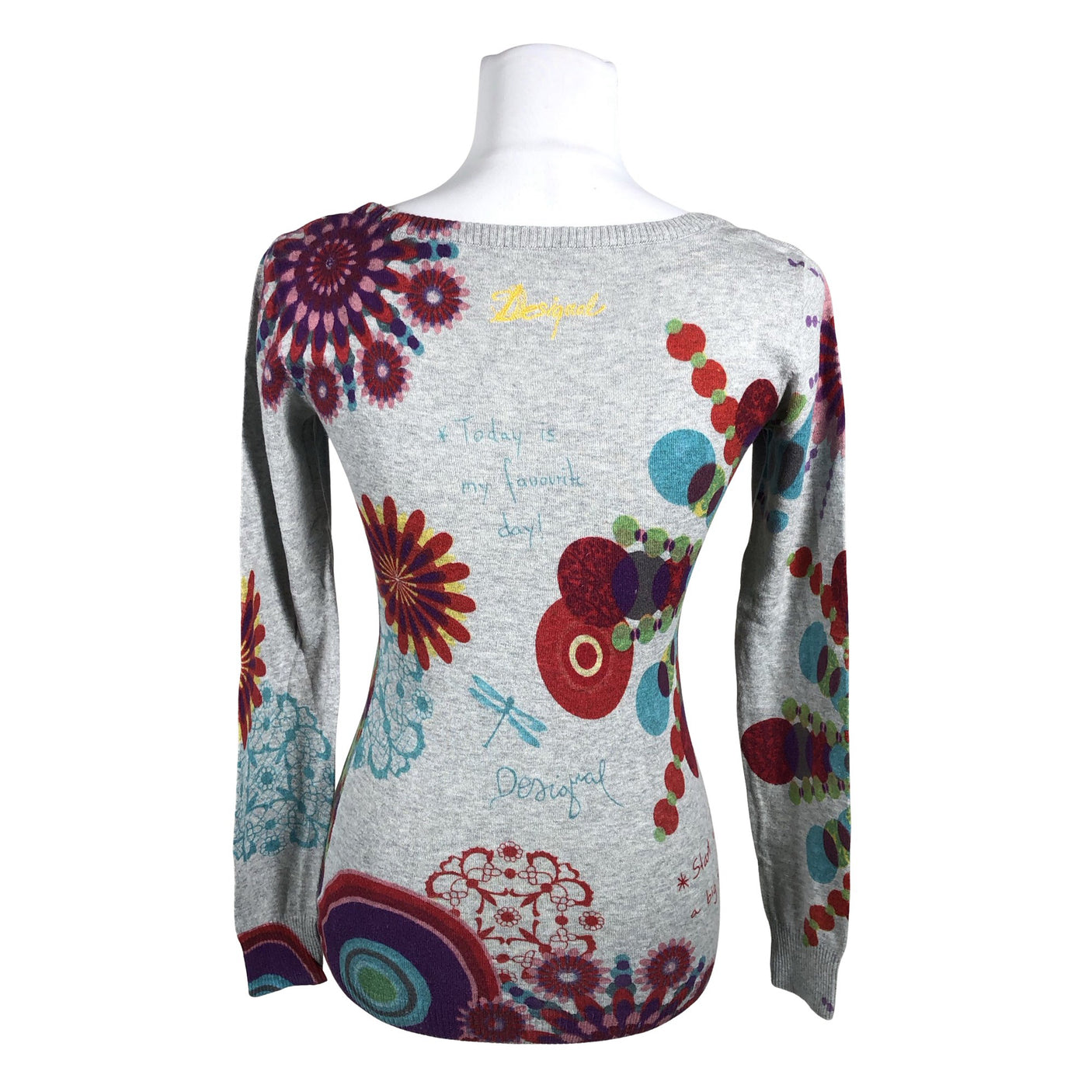 Unisex Desigual - Kampsun, suurus 36 - Hall (2)