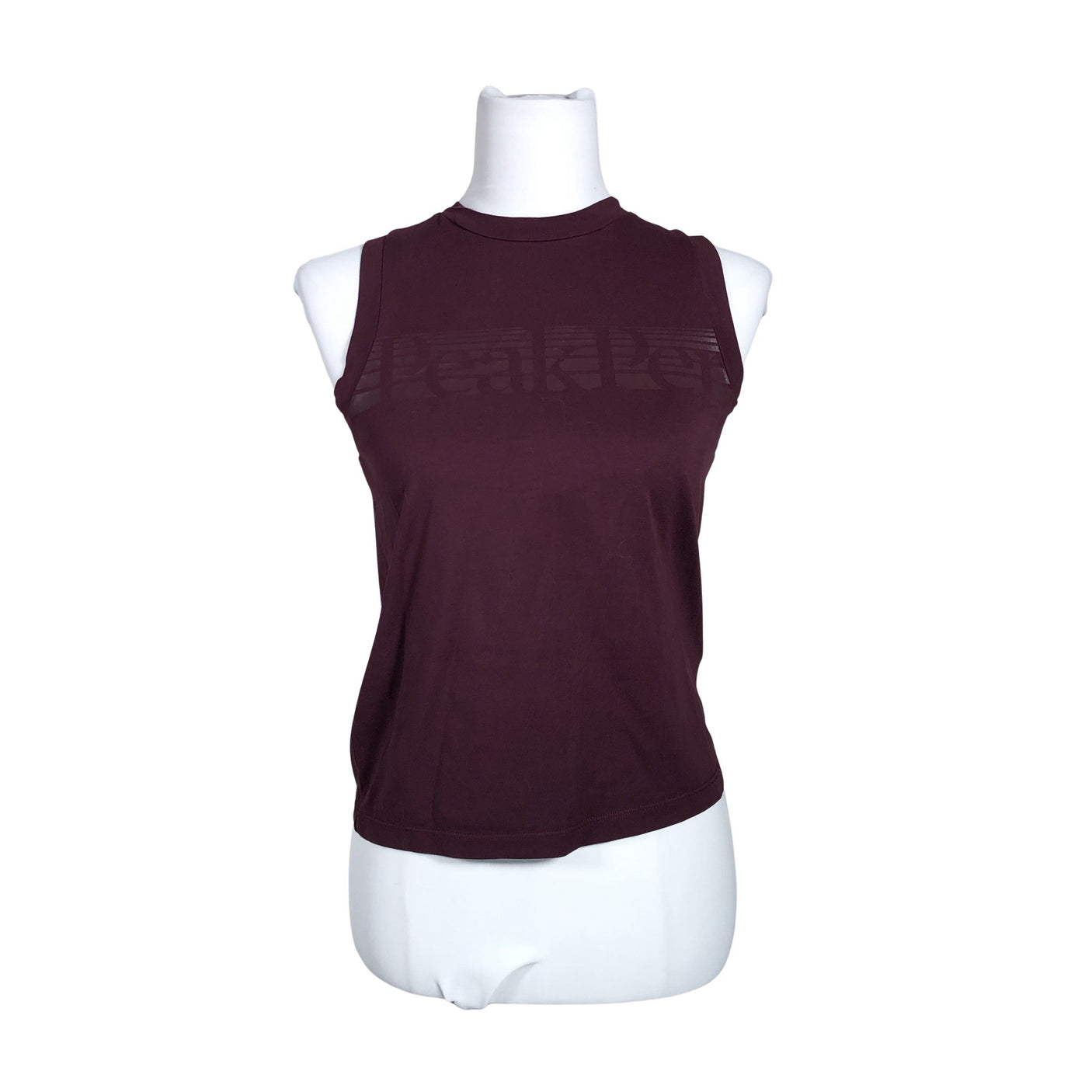 Unisex Peak Performance - Trikotaažist topp, suurus 34 - Veinipunane (1)