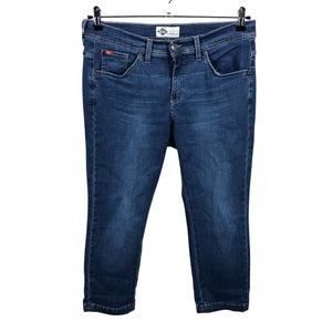 Unisex Lee Cooper - Teksast poolpikad püksid, suurus W30 - Sinine (1)