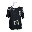 Unisex Nanso - Lühikeste käistega pluus, suurus 36 - Must ()