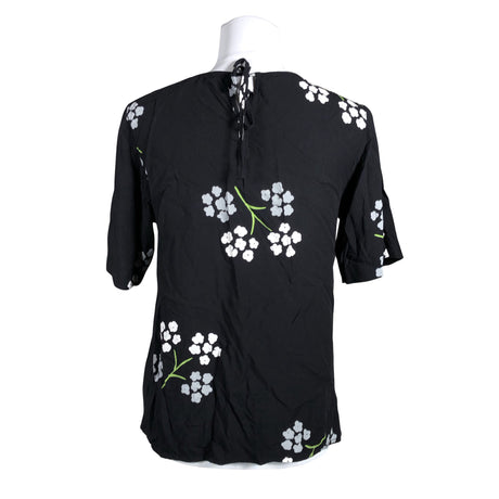 Unisex Nanso - Lühikeste käistega pluus, suurus 36 - Must (2)