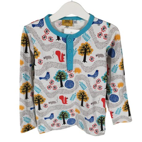 Unisex me&i - Trikotaažist pluus, suurus 104 - 110 - Valge ()