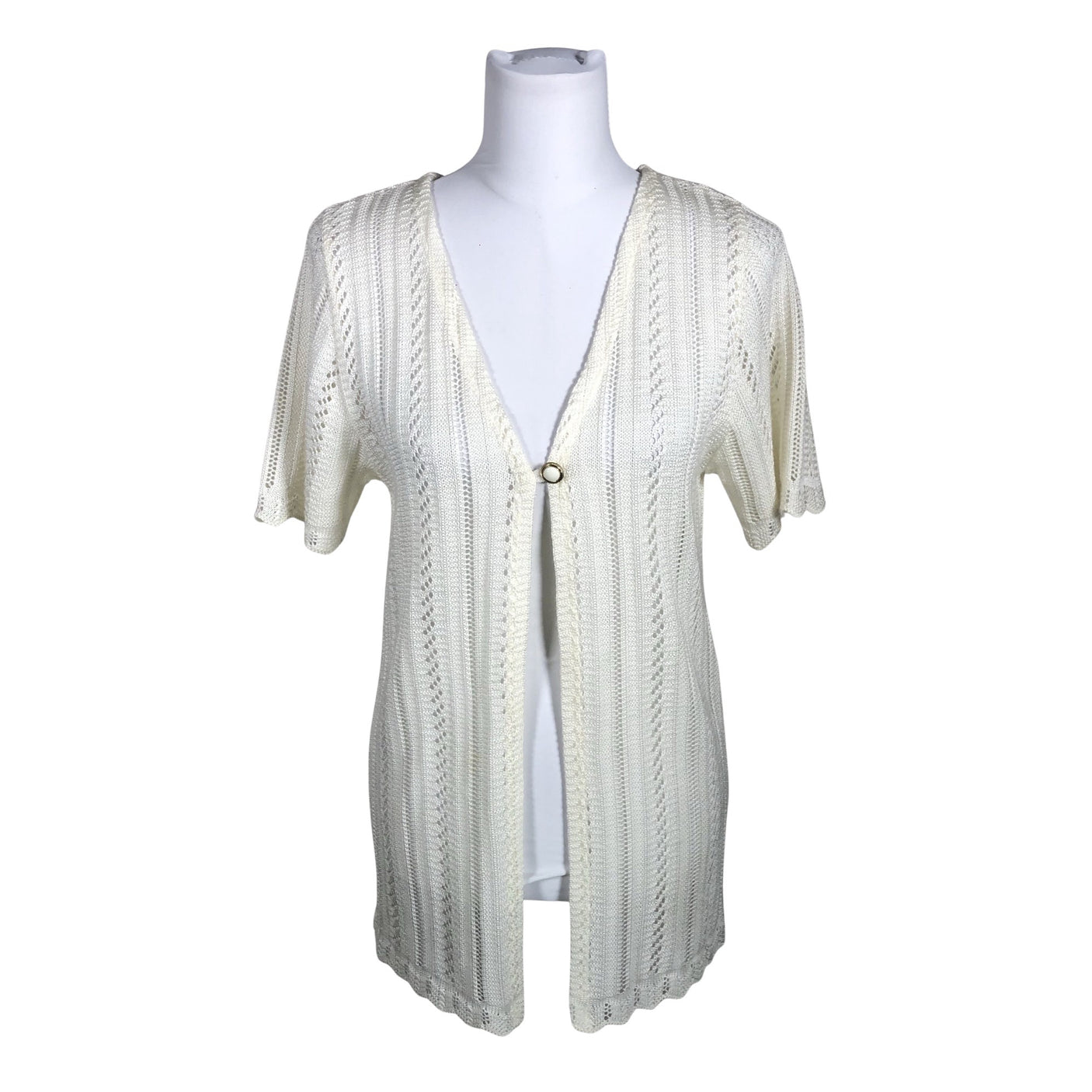 Unisex CNC convince - Kardigan, suurus 38 - Looduslik valge (1)