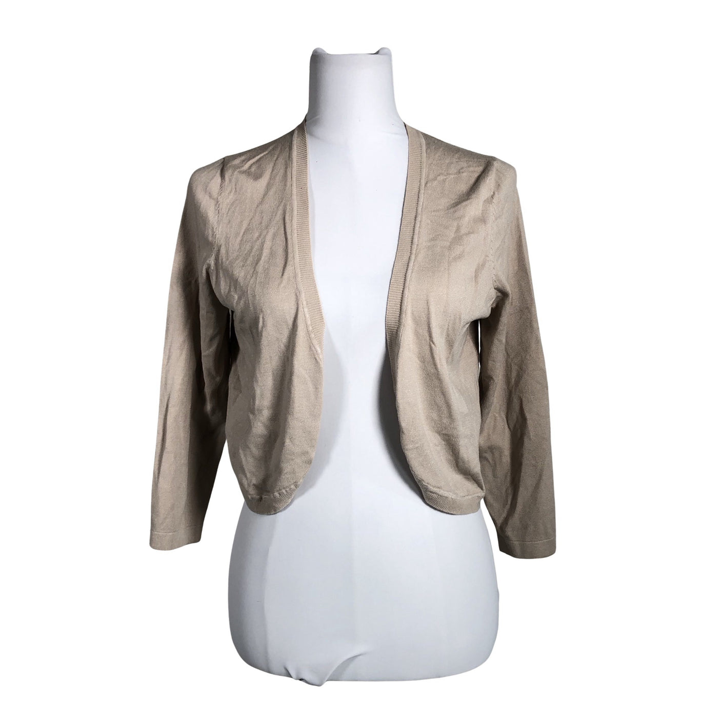 Unisex Your Face - Kootud boolero, suurus 40 - Beige (1)