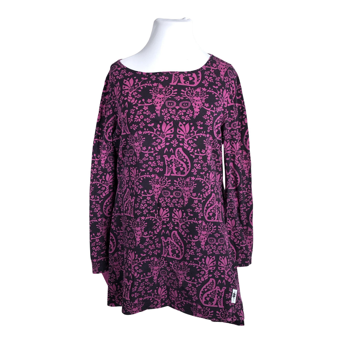 Unisex PaaPii - Trikotaažist tuunika, suurus 44 - Roosa (1)