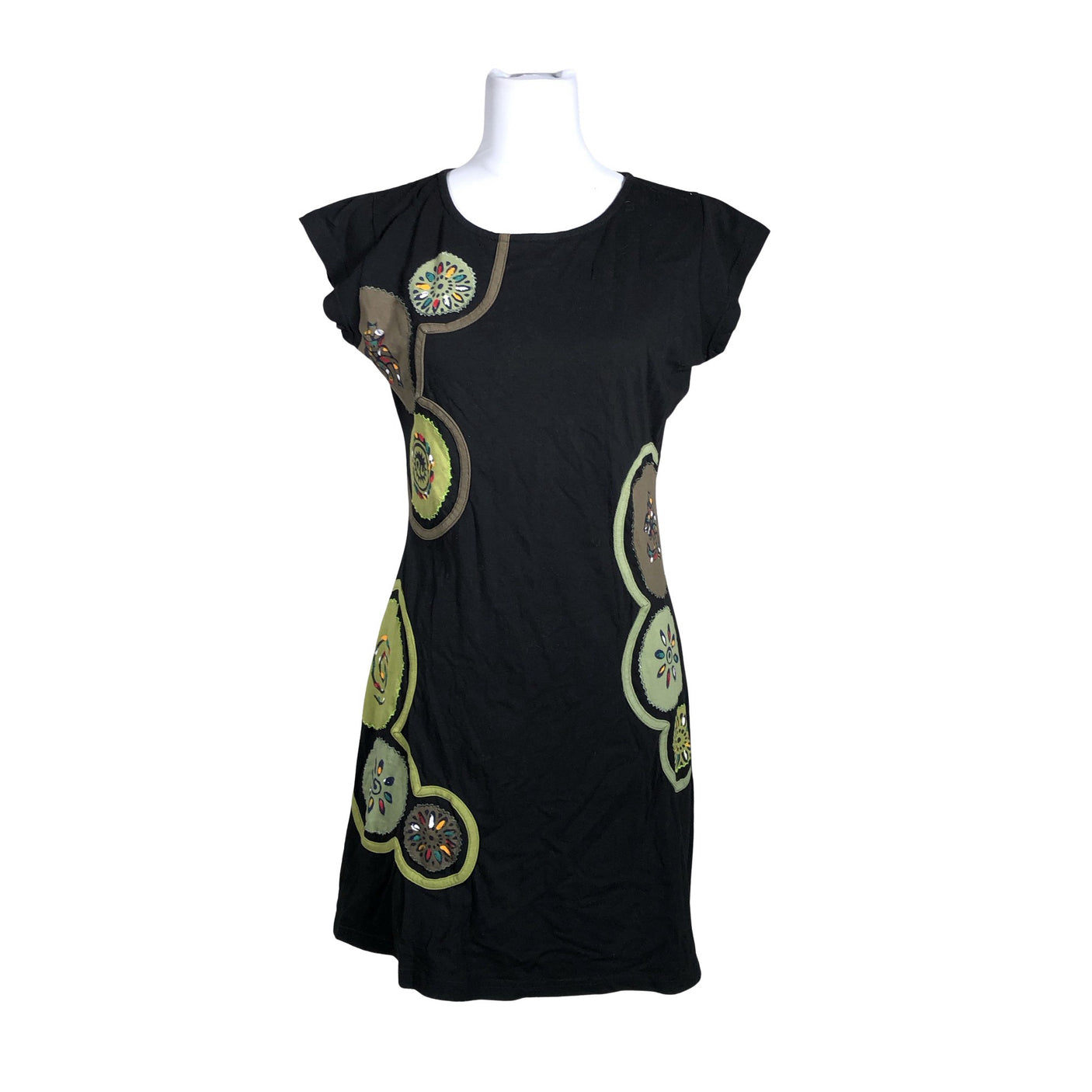 Unisex Mithu - Trikotaažist tuunika, suurus 40 - Must (1)