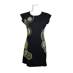 Unisex Mithu - Trikotaažist tuunika, suurus 40 - Must (1)