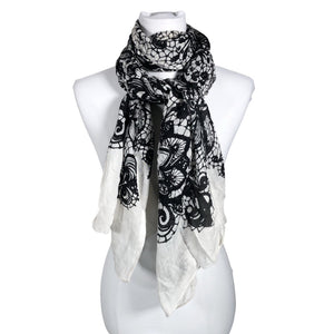 Unisex S.T.I - Õhuke sall, suurus Maxi - Must (1)