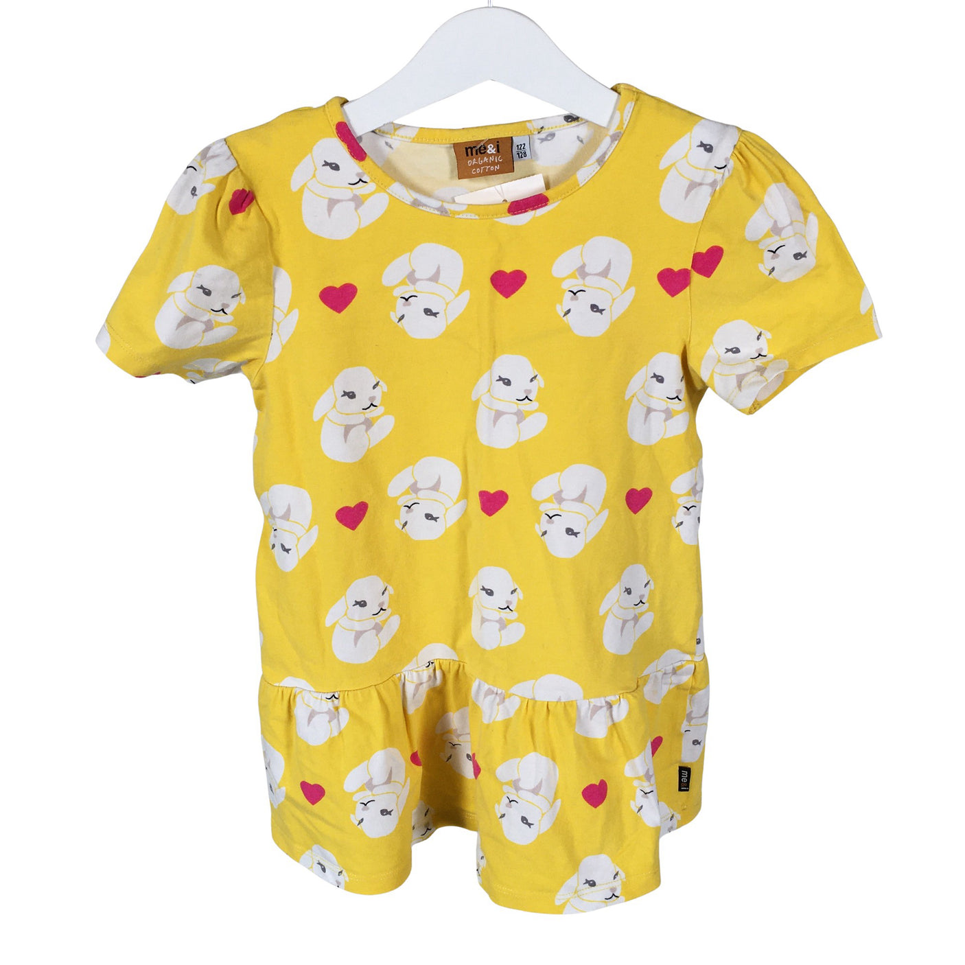 Unisex me&i - Trikotaažist tuunika, suurus 122 - 128 - Kollane (1)