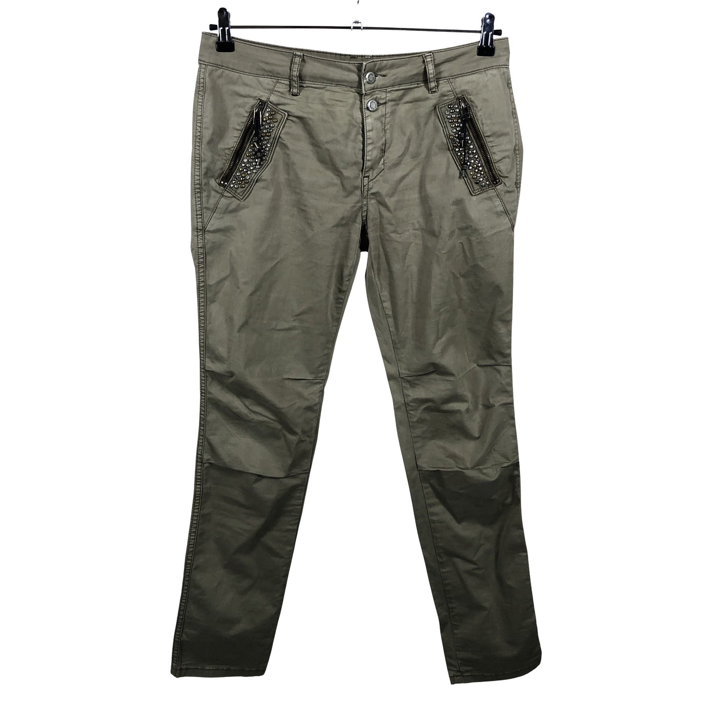 Unisex Mos Mosh - Mittevenivad püksid, suurus W29 - Roheline (1)